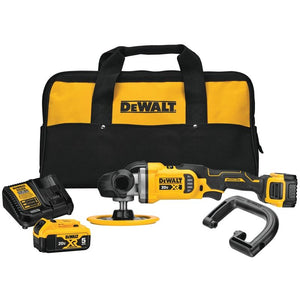 DEWALT DCM849P2 20V MAX* XRÂ® 7 in. (180mm) Cordless Variable Speed Rotary Polisher Kit