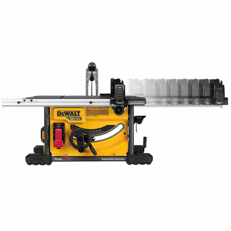 DEWALT Flexvolt DCS7485T1 60V MAX* 8 1/4" Table Saw Kit