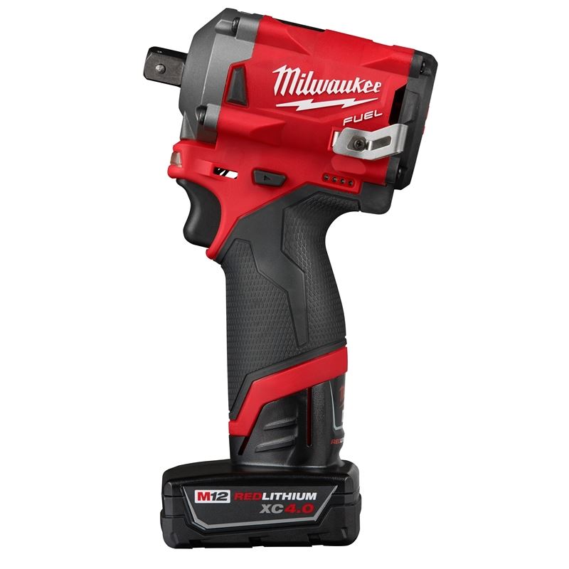 Milwaukee 2555P-22 M12 FUEL 1/2 Stubby Impact Wrench w/ Pin Detent Kit