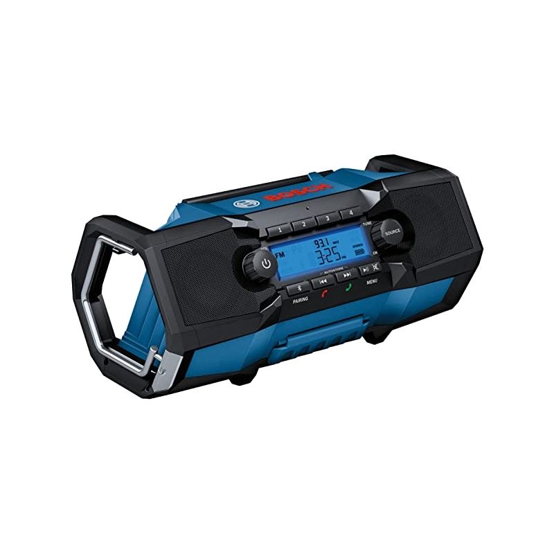 Bosch GPB18V-2CN 18V Compact Jobsite Radio with Bluetooth 5.0