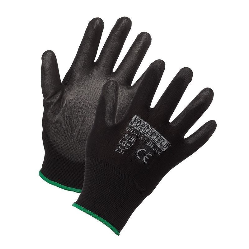 Forcefield Nylon Work Glove, Polyurethane Palm Coated