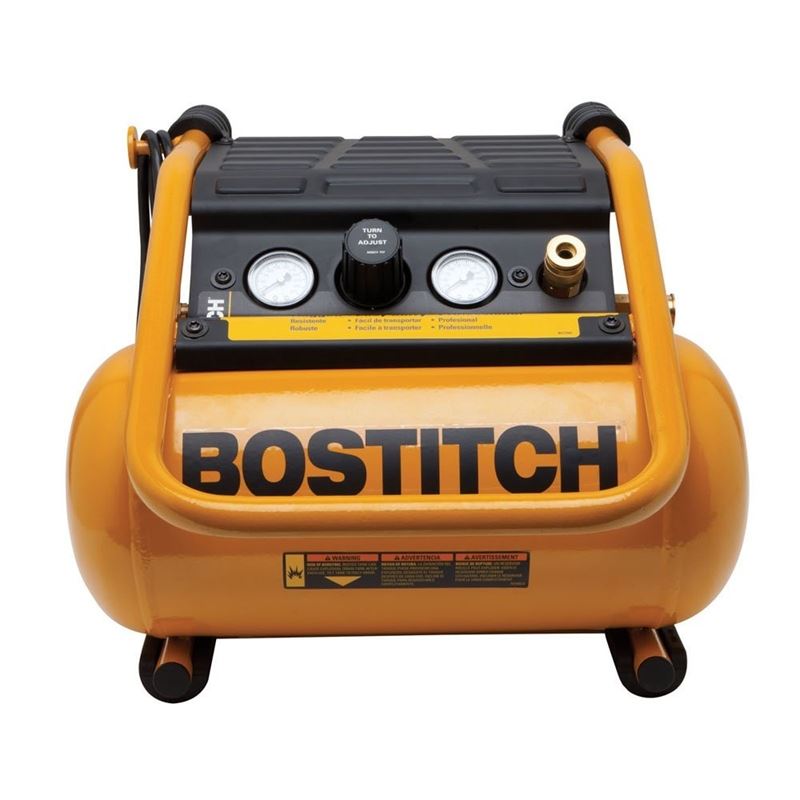 Bostitch BTFP01012 2.5-Gallon, 150 Max PSI, Suitcase-Style Compressor