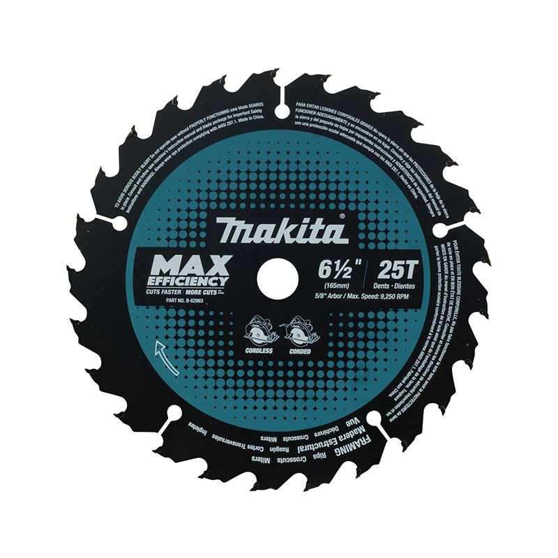 Makita A-96110 5-7/8in  60CT 5/8in Cordless Circular Saw Blades