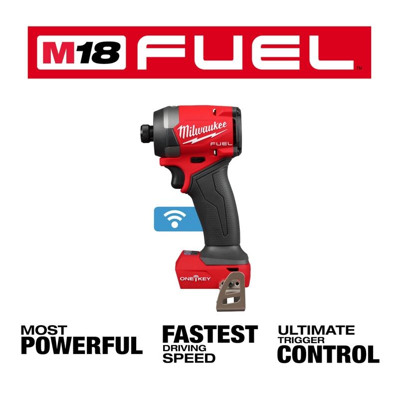 Milwaukee 2957-20 M18 FUEL 1/4in Hex Impact Driver w/ ONE-KEY