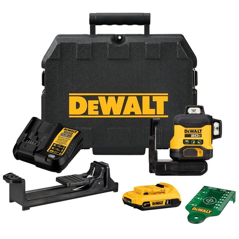 DEWALT DCLE34031D1 20V 3x360 Line Laser Kit