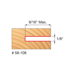 Freud | 58-108 1/8 Slot Four Wing Slotting Cutter