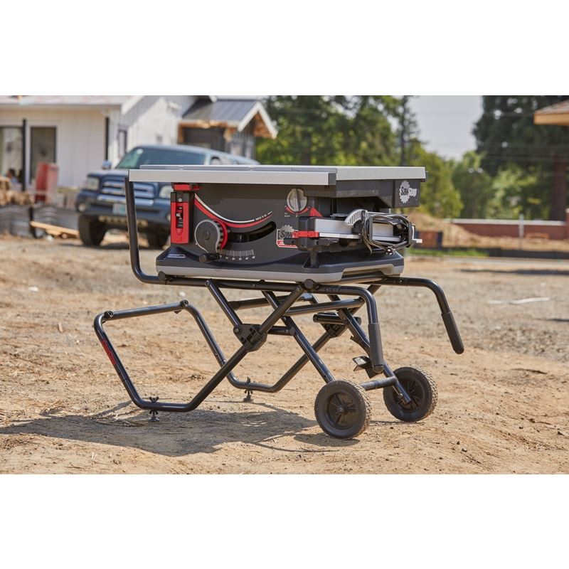 SawStop JSS-120A60 Jobsite Saw PRO with Mobile Cart Assembly - 15A 120V 60Hz