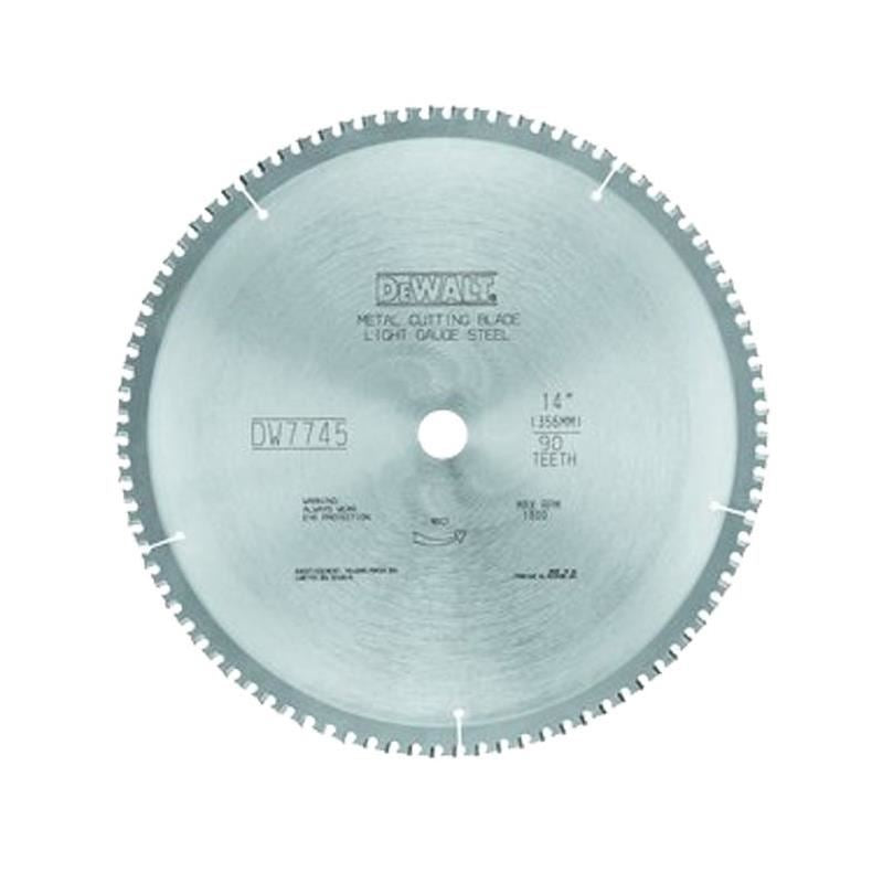 DEWALT | DW7745 14" 90Teeth Light Gauge Ferrous Metal Cutting Blade