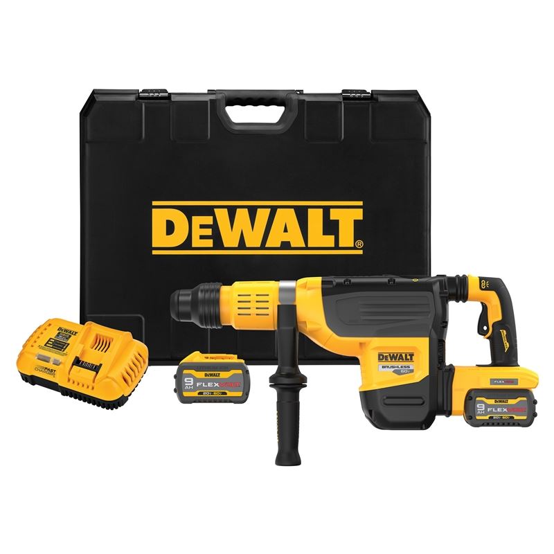 DeWalt DCH775X2 60V MAX 2 In. Brushless Cordless SDS Max Combination Rotary Hammer Kit