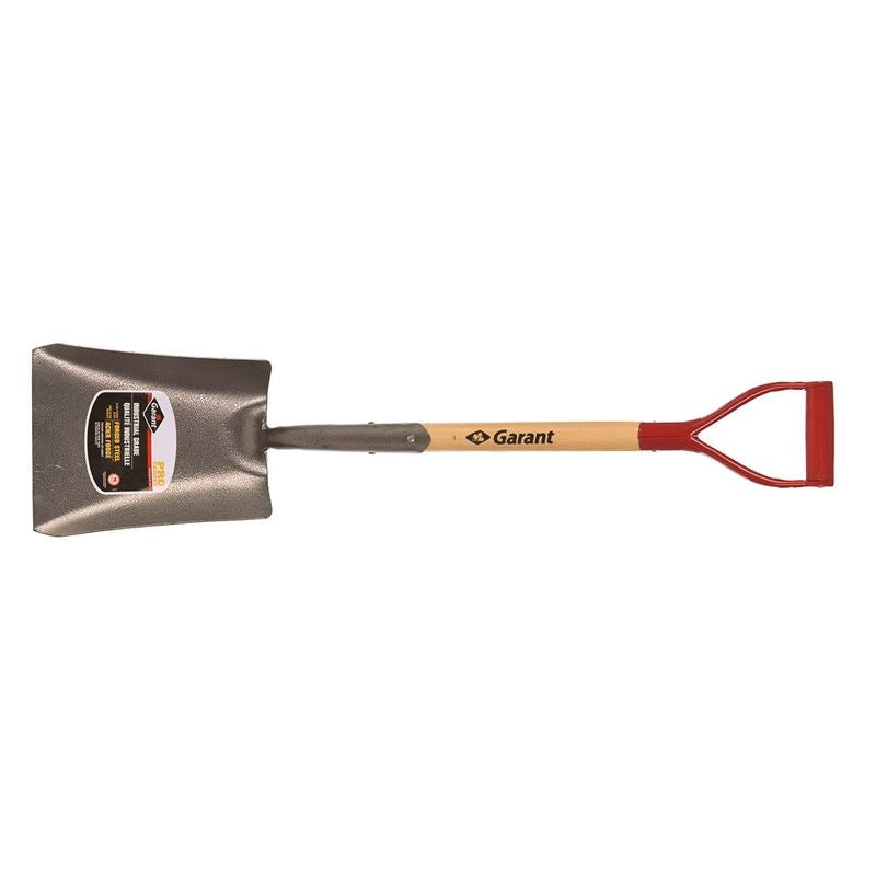 Garant GFS2D Square point shovel, wood handle, D-grip