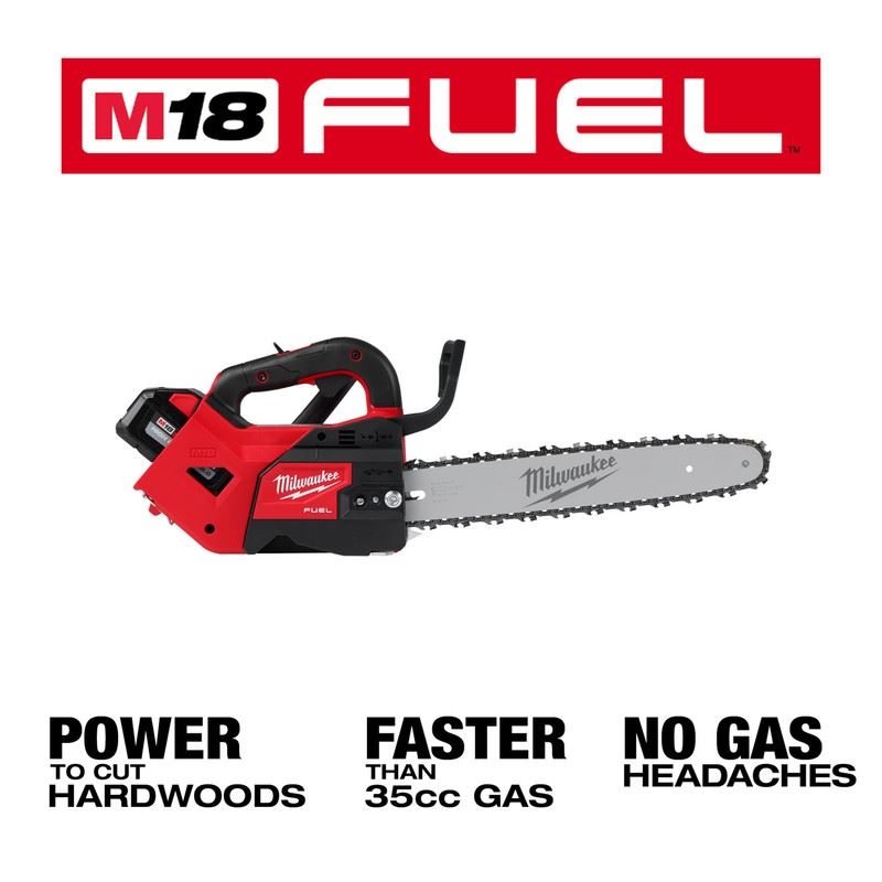 Milwaukee 2826-21T M18 FUEL 14in Top Handle Chainsaw Kit