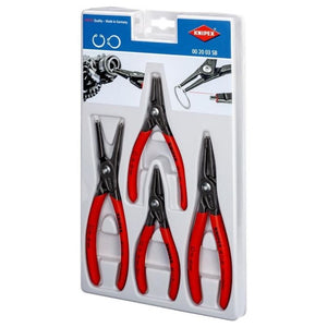 KNIPEX 00 20 03 SB Precision Circlip Snap-Ring Pliers 4-Piece Set