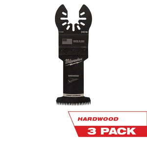 Milwaukee 49-25-1133 OPEN-LOK 1-3/8 in Hcs Japanese Tooth Pro-Curve Hardwood Blade 3 Pk