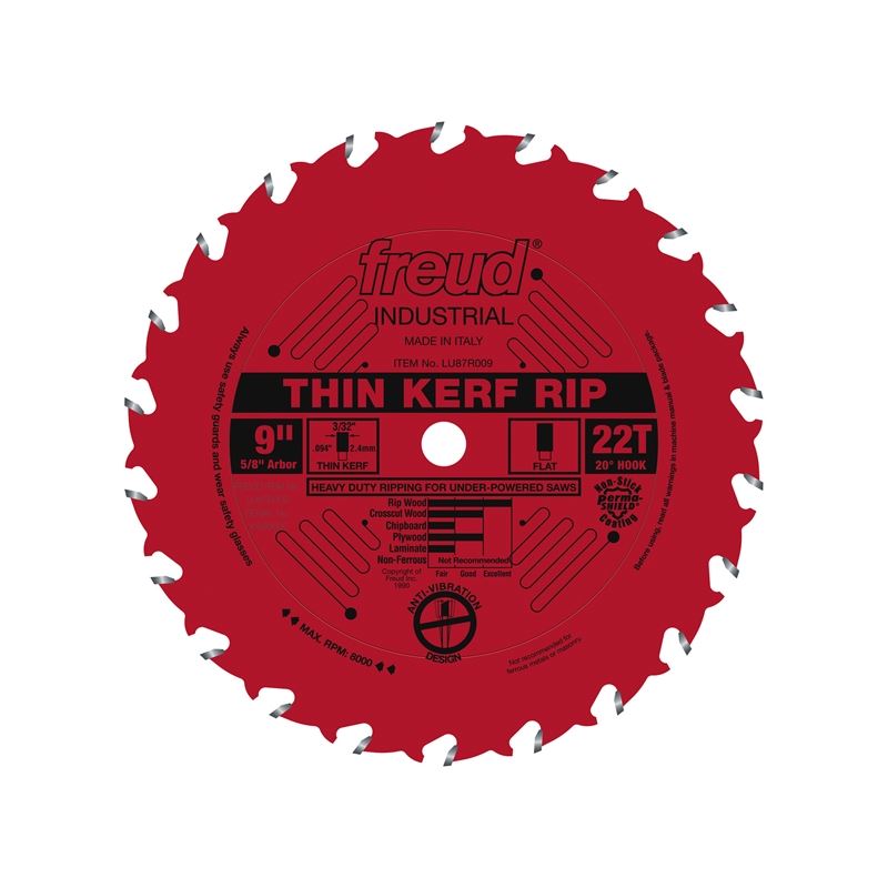 Freud | LU87R009 9" Thin Kerf Rip Blade