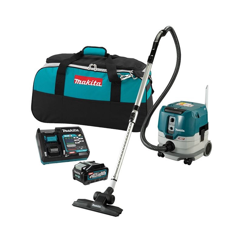 Makita VC005GLM11 40V max XGT Brushless Cordless 8.0 L Dry Vacuum Cleaner w/XPT (4.0Ah Kit)