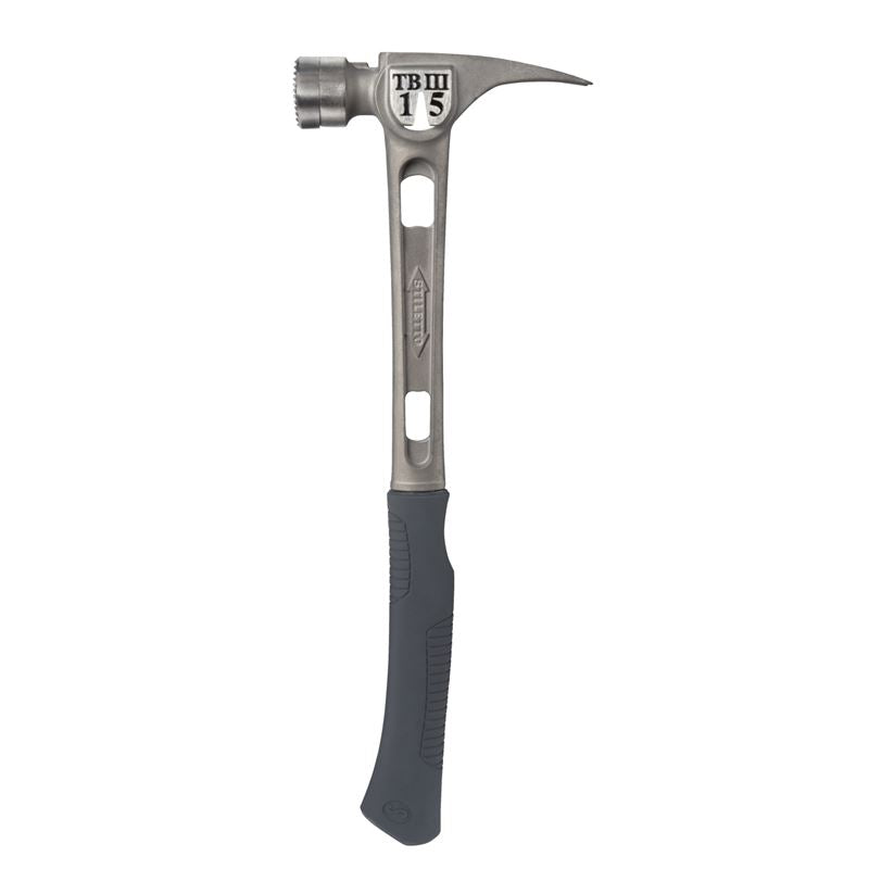 Stiletto TB3MC TI-BONE III Hammer with Milled Face and 18in Curved Handle