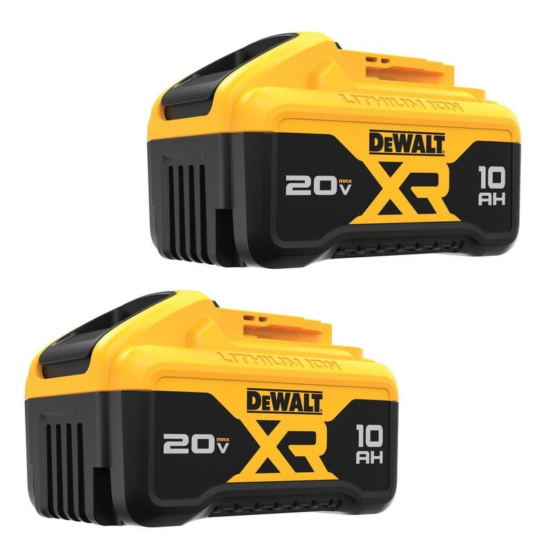 DEWALT DCB210-2 20V MAX XR 10.0Ah Lithium Ion Battery (2 PK)