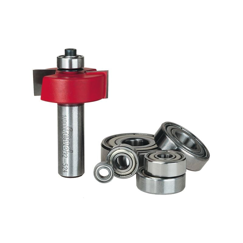 Freud | 32-524 flush, 1/8 ,1/4 ,5/16 ,3/8 ,7/16 ,1/2 Depth Rabbeting Bit with Bearings