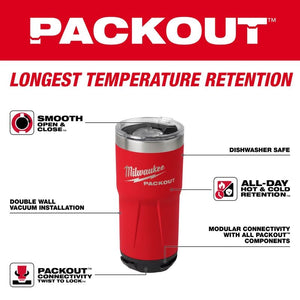 Milwaukee 48-22-8392R PACKOUT 20oz Tumbler