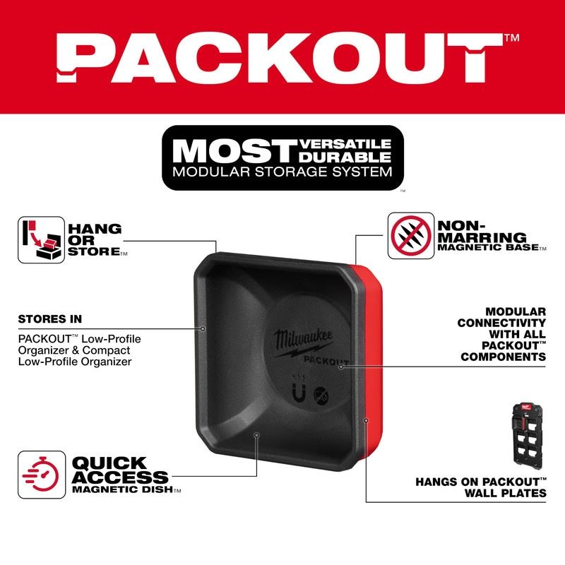 Milwaukee 48-22-8070 PACKOUT Magnetic Bin