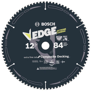 Bosch | DCB1284CD 12 In. 84 Tooth Edge Circular Saw Blade for Composite Decking