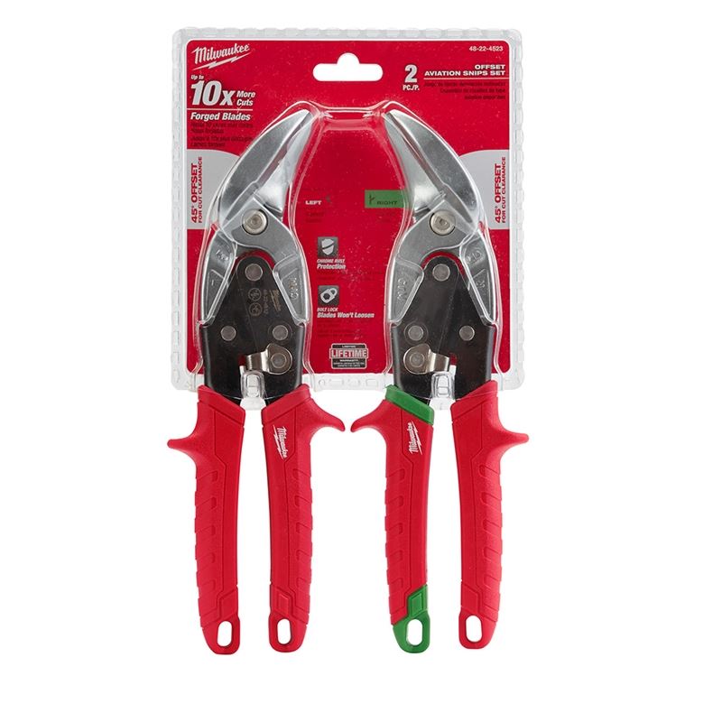 48-22-4523 2-Piece Offset Aviation Snip Set