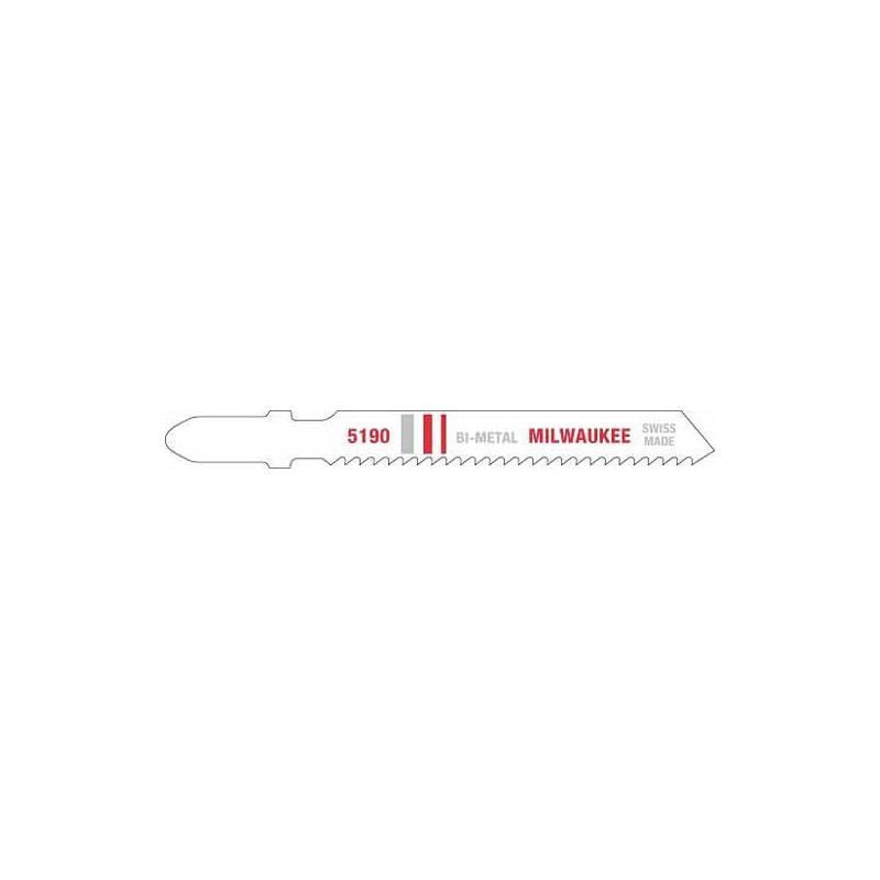 Milwaukee 48-42-5190 3"" 14 TPI Bi-Metal Jig Saw Blade (5 PK)