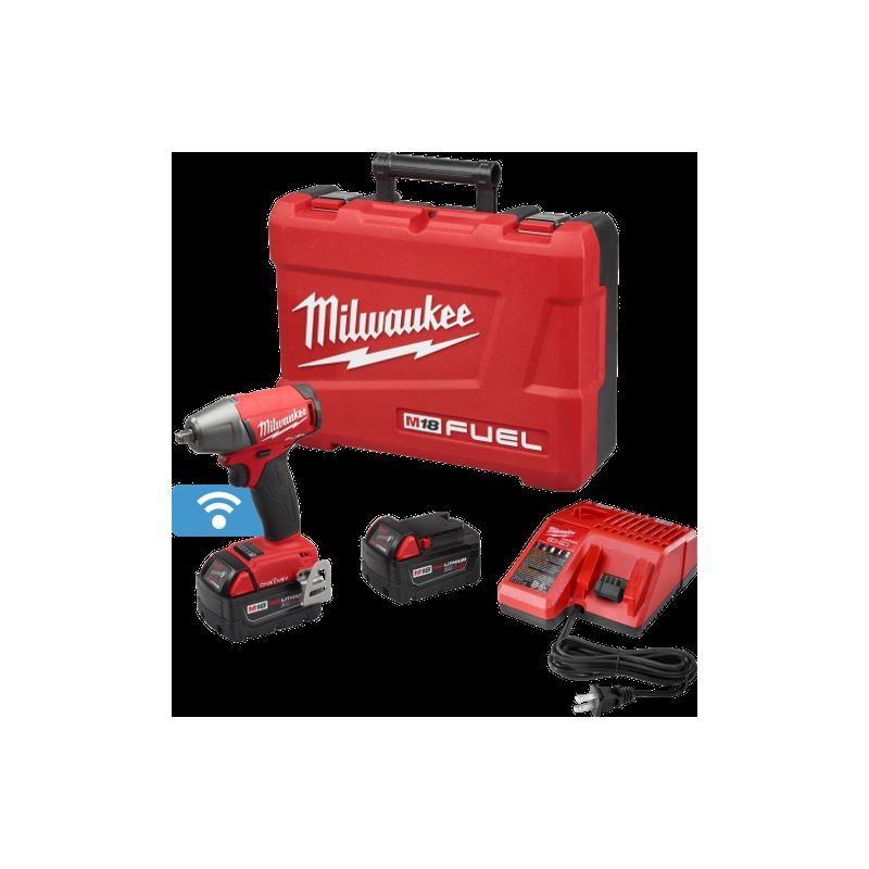 Milwaukee 2758-22 M18 FUEL with ONE-KEY 3/8 Compact Impact Wrench