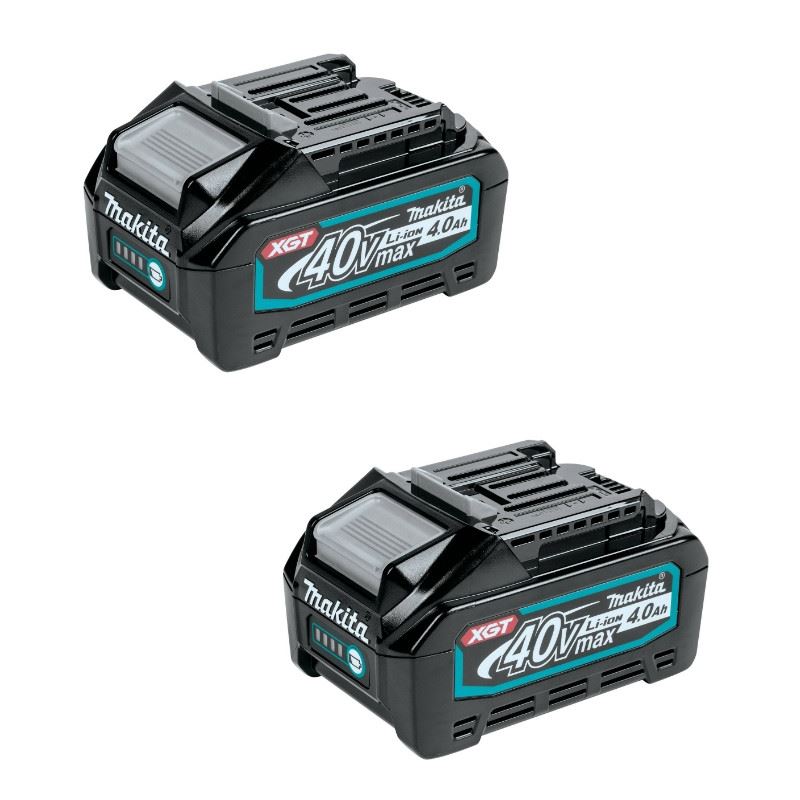 Makita BL4040-2 2-Pack 40V MAX XGT Li-Ion BL4040 (4.0 Ah) Battery