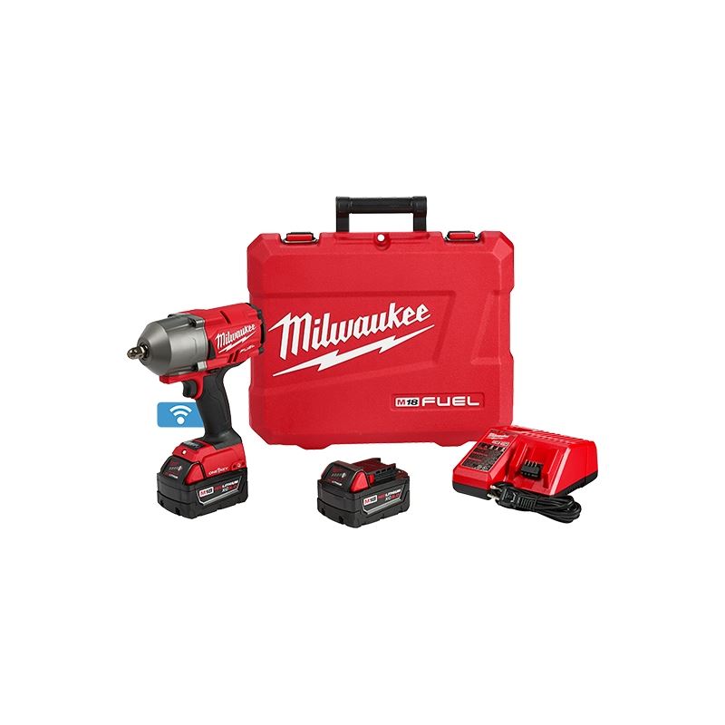 Milwaukee 2862-22 M18 FUEL w/ ONE-KEY High Torque Impact Wrench 1/2 in Pin  Detent Kit